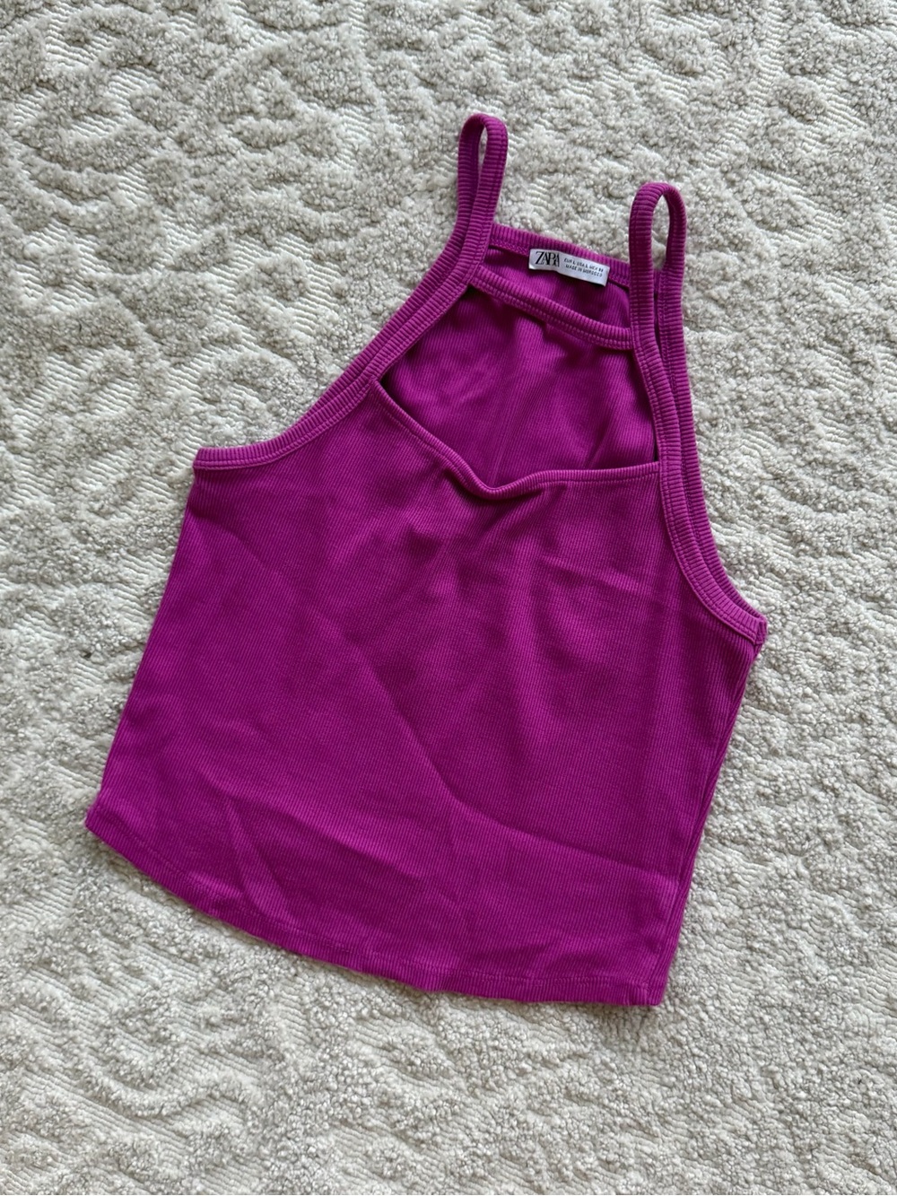 Zara Purple Tank Top - Size: L - Worn Once